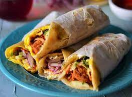 Egg Chicken Tikka roll