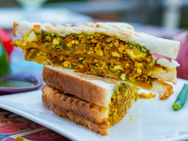 Paneer Bhurji Sandwich
