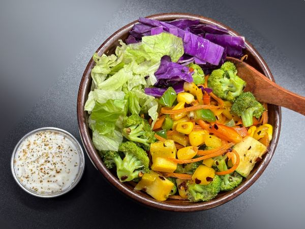 Rainbow Harvest Salad (Medium)