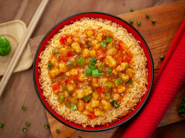 Vegetable Shantung Rice