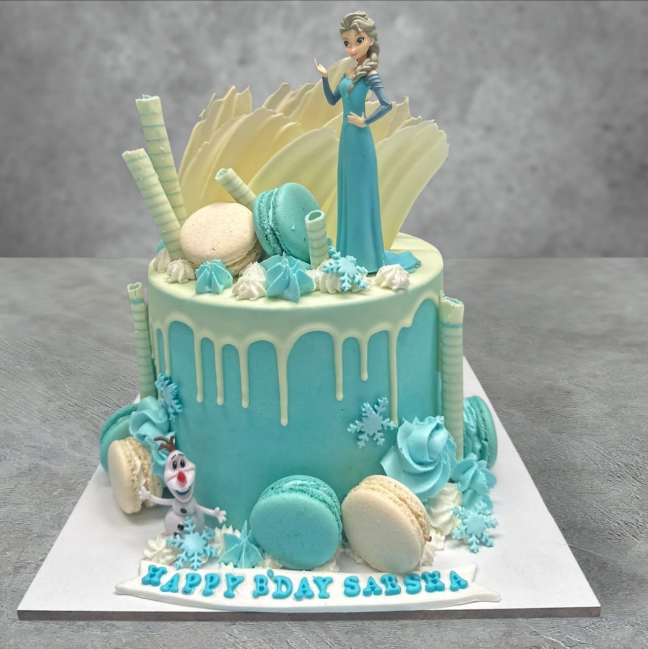 Frozen Elsa Olaf Cake