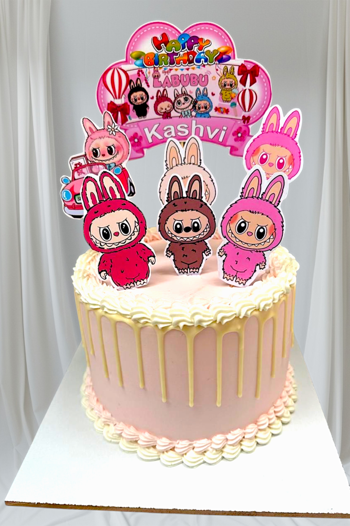 Labubu Drip Cake