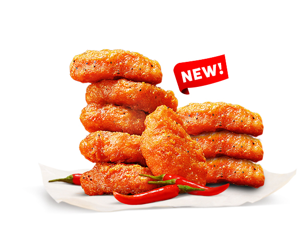 9pcs Spicy Chicken Nuggets with 2 Dip