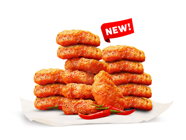 15pcs Spicy Chicken Nuggets with 2 Dip