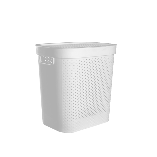 Laundry Basket White S