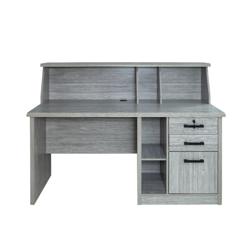 Grey Oak Office Table