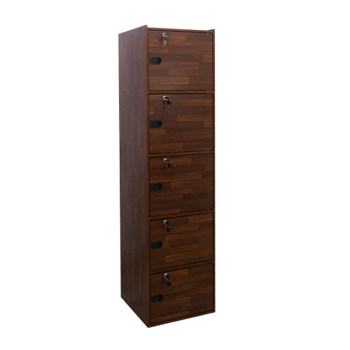 5D Oak Colour Box With Lock
