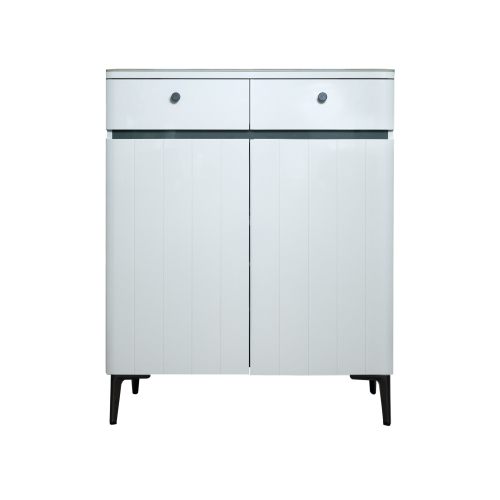 Marble Top 2 Door Shoe Cabinet