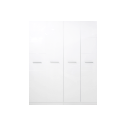 Full White 4 Door Wardrobe