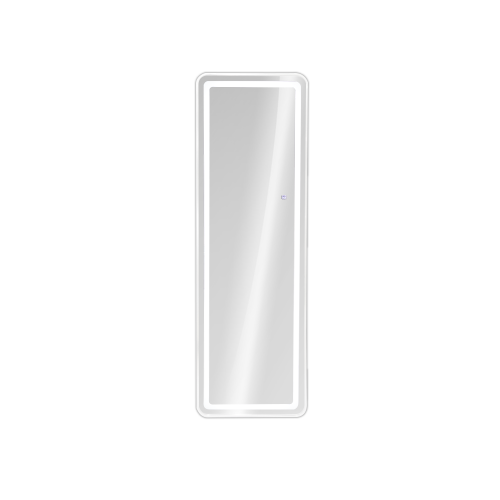 LED Stand Mirror Rectangle White