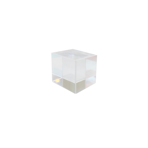Monochrometic Prism Glass Cube Large