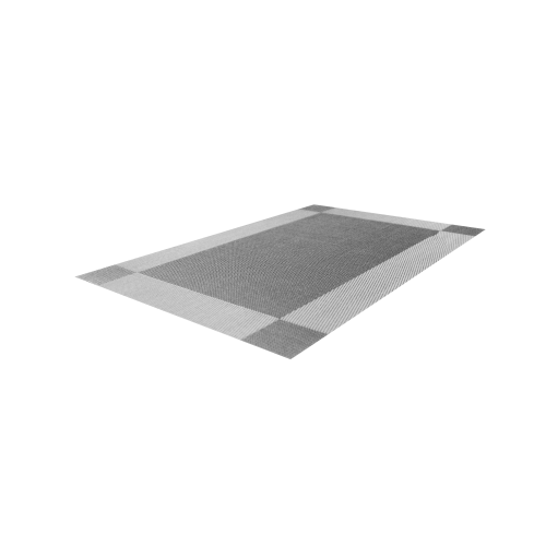 PVC Table Mat Silver
