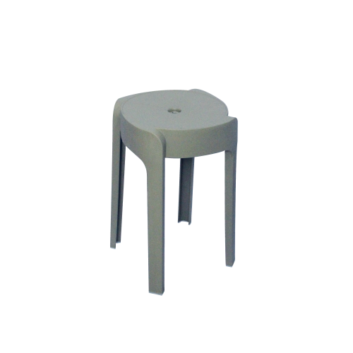 Grey Windmill Shape Stool