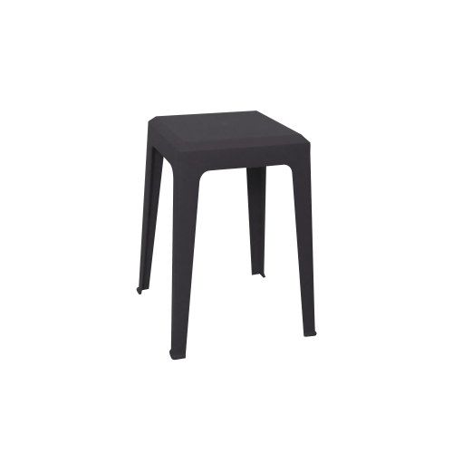 Black Plastic Stool