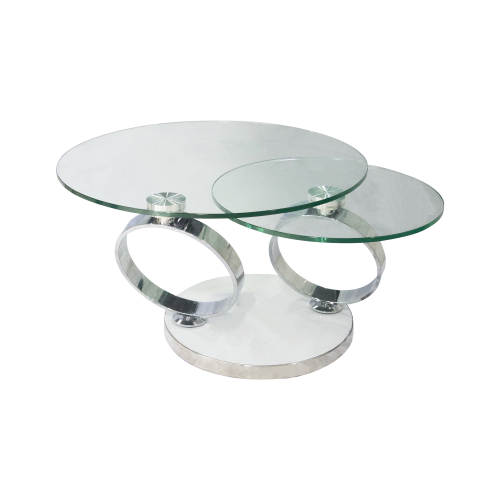 Expandable Glass Top Coffee Table