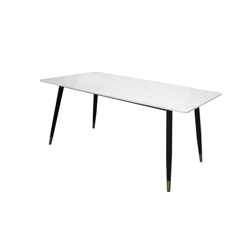 White Marble Top Dining Table