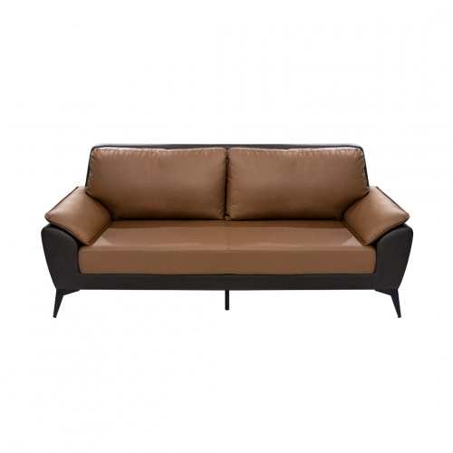 Brown Leather 3 Seater Sofa