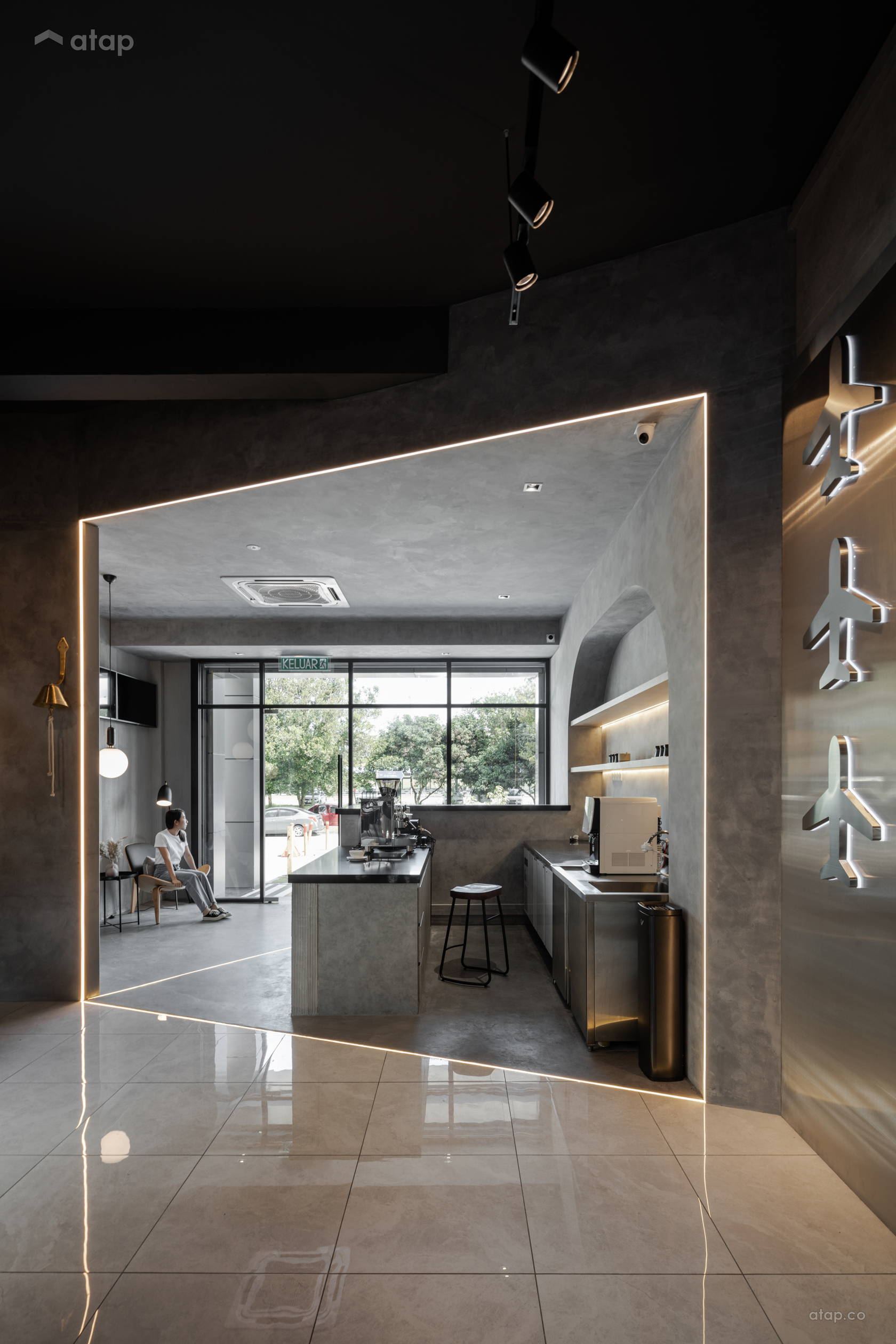 Industrial F&B shophouse design ideas & photos Malaysia | Atap.co