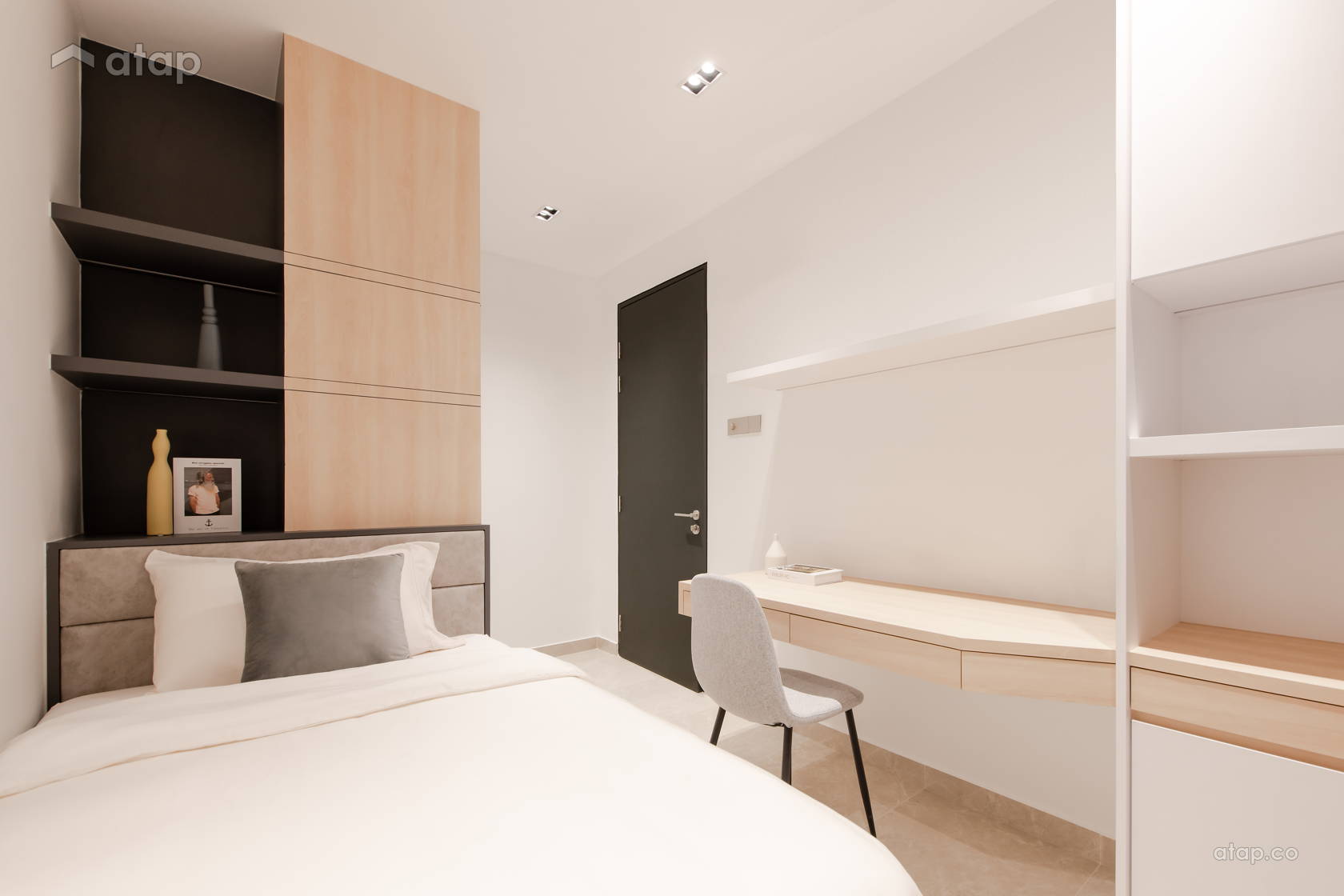 Gallery Detail: Contemporary Modern Bedroom Condominium Design Ideas Photos Malaysia