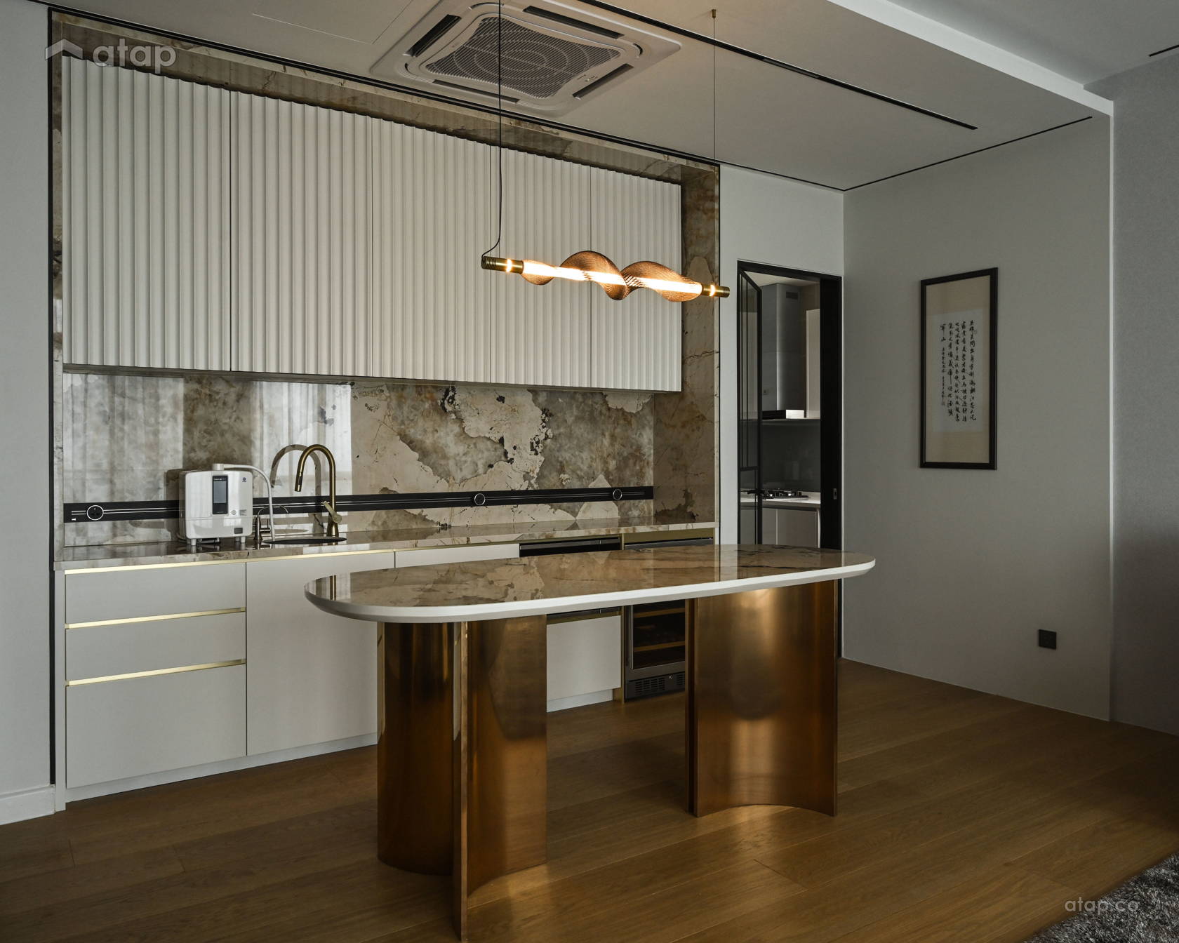 Modern Dining Room Kitchen condominium design ideas & photos Malaysia ...