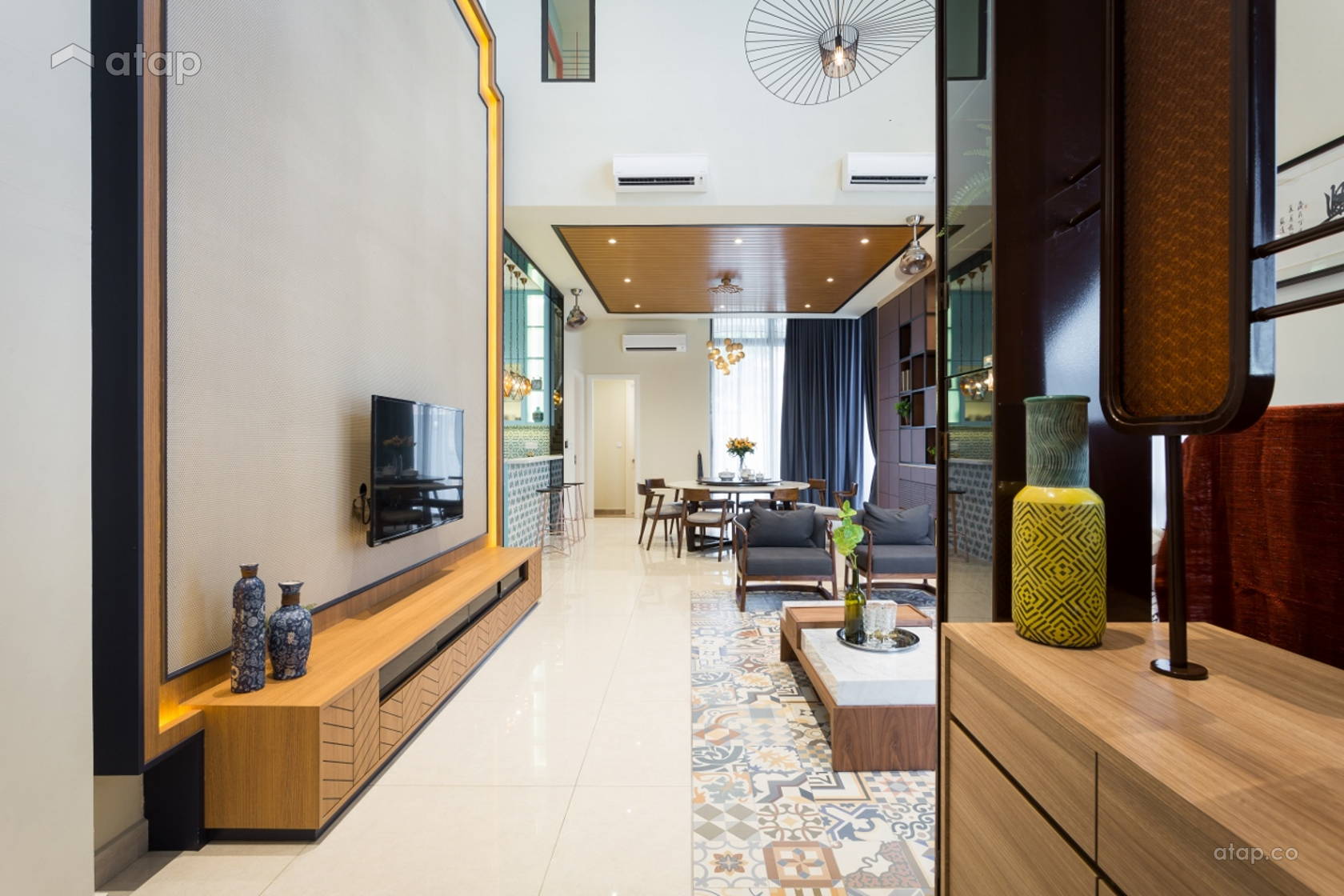 Retro Renegade Bungalow Long Branch Residence Kota Kemuning Architectural Interior Design Renovation Ideas Photos And Price In Malaysia Atap Co