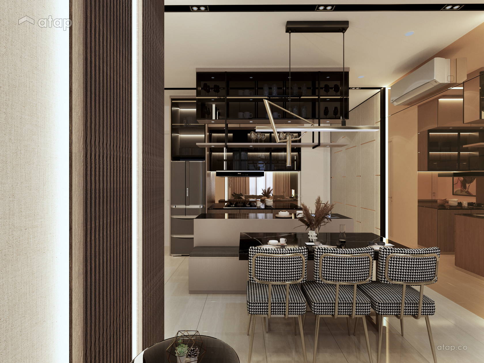 Contemporary Modern Dining Room Apartment Design Ideas Photos Malaysia Atap Co