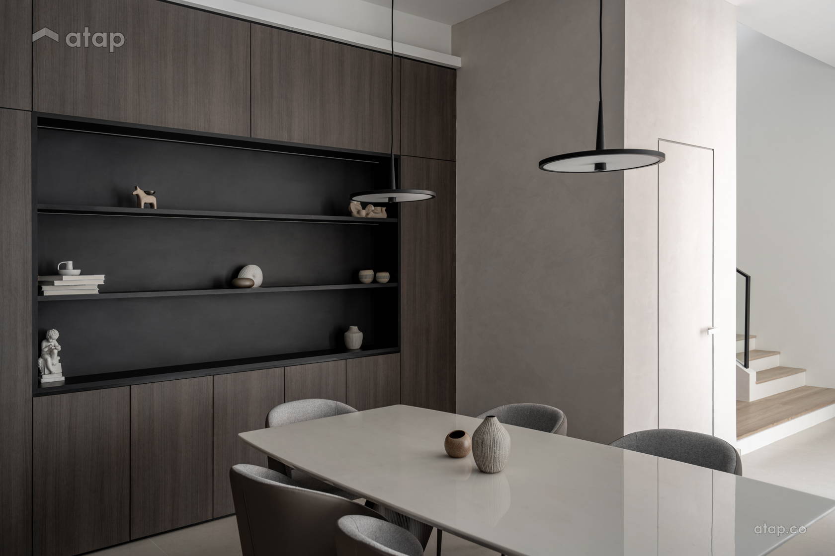 Contemporary Dining Room @ SYMPHONY SANCTUARY | Bandar Kinrara, Puchong