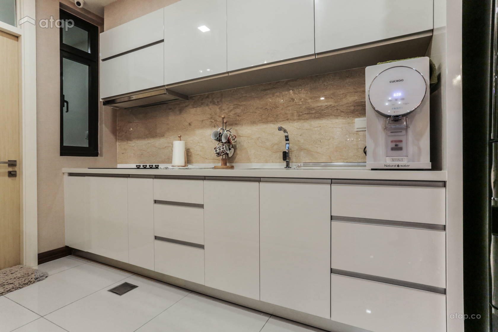 Contemporary Vintage Kitchen condominium design ideas & photos Malaysia ...