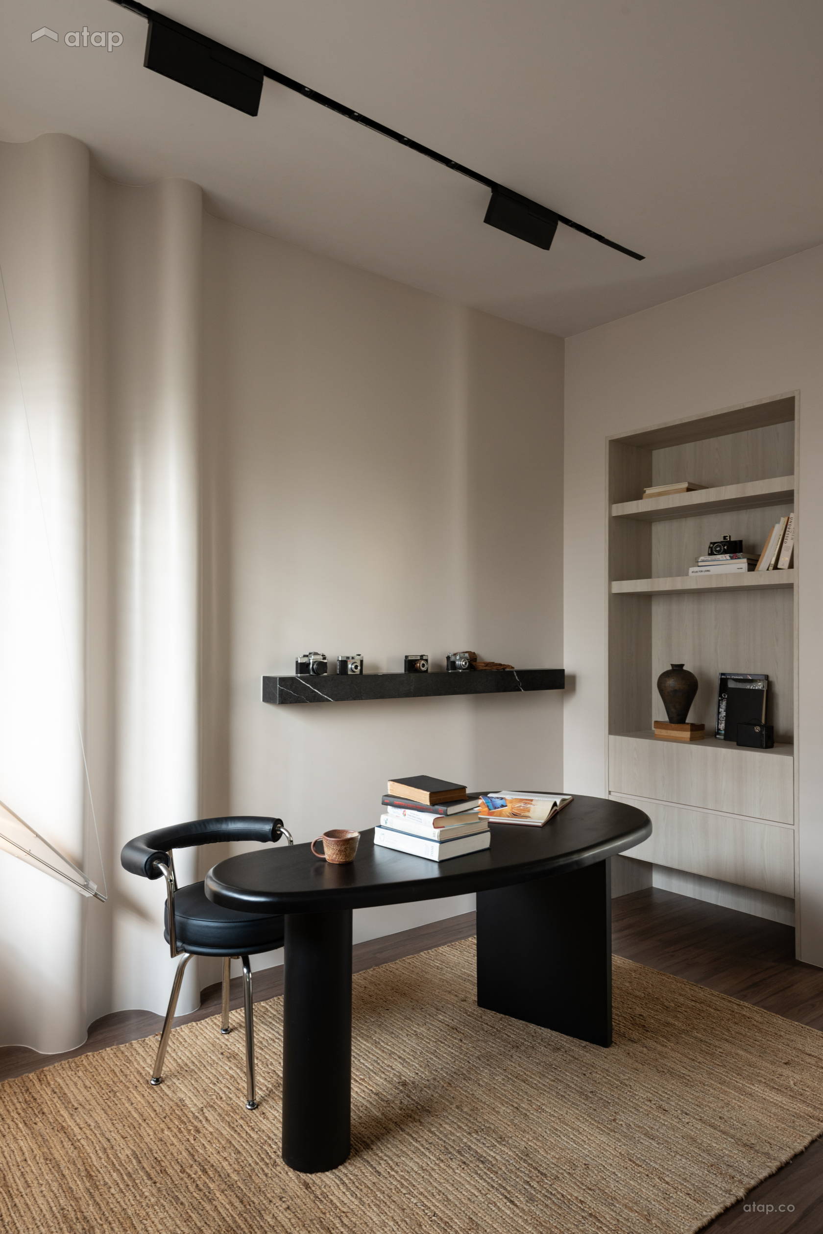 Contemporary Modern Study Room semi-detached design ideas & photos ...
