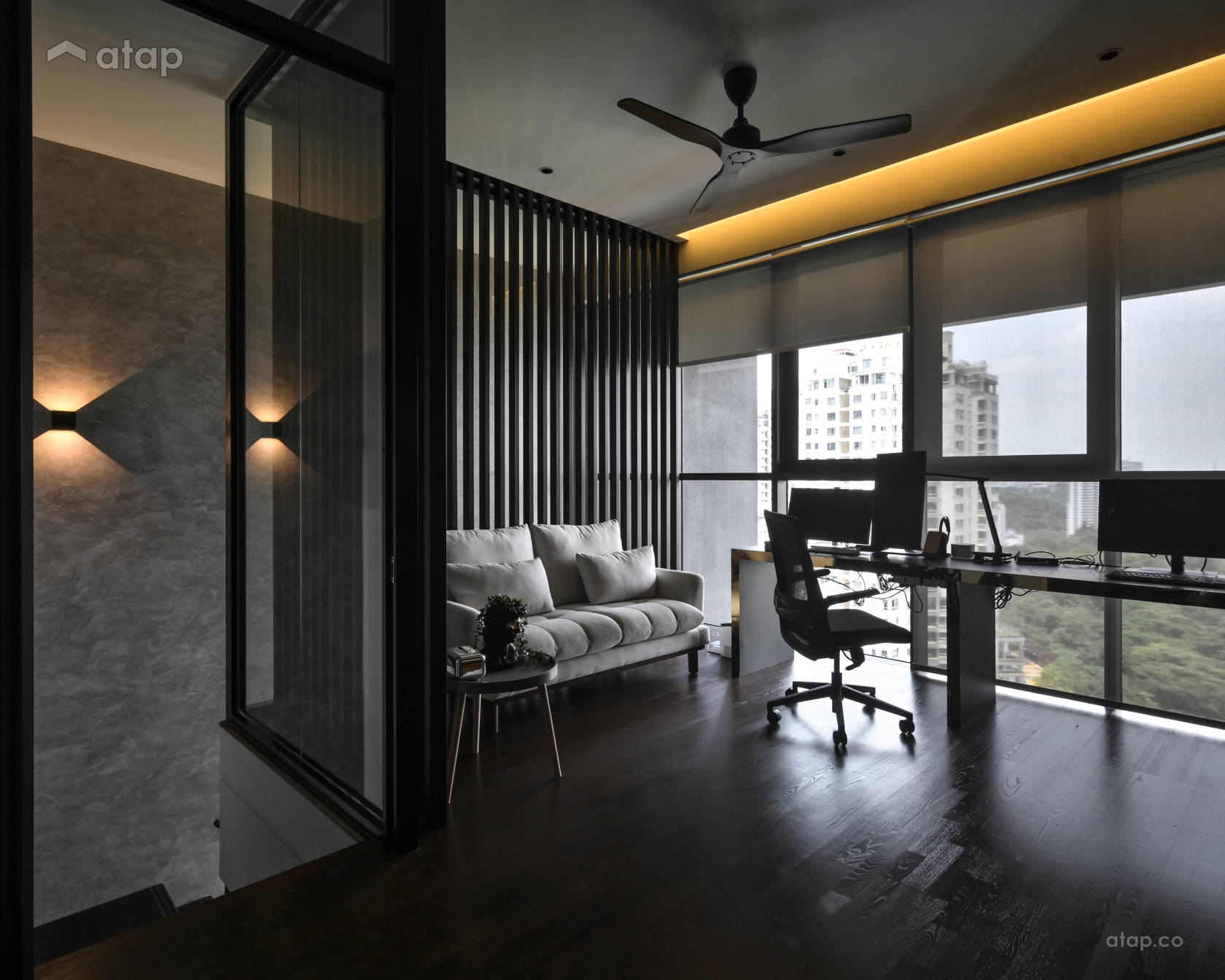 Contemporary Modern Study Room condominium design ideas & photos ...