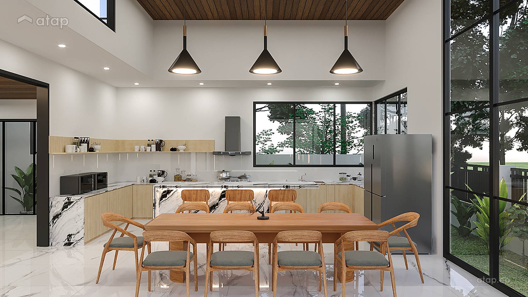 Contemporary Minimalistic Kitchen others design ideas & photos Malaysia ...