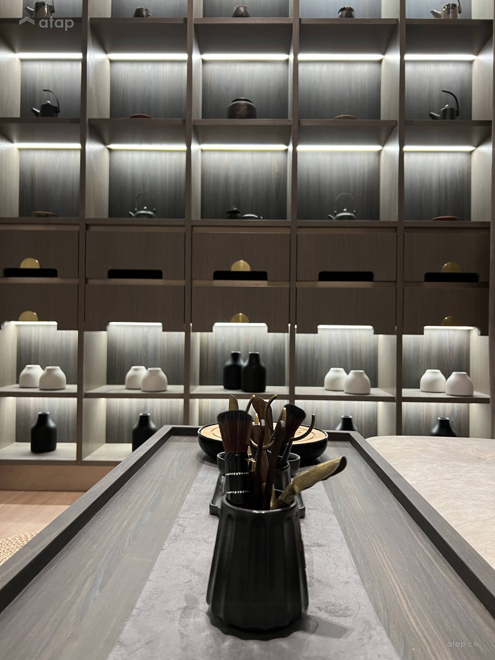 Contemporary Modern Foyer Study Room condominium design ideas & photos ...
