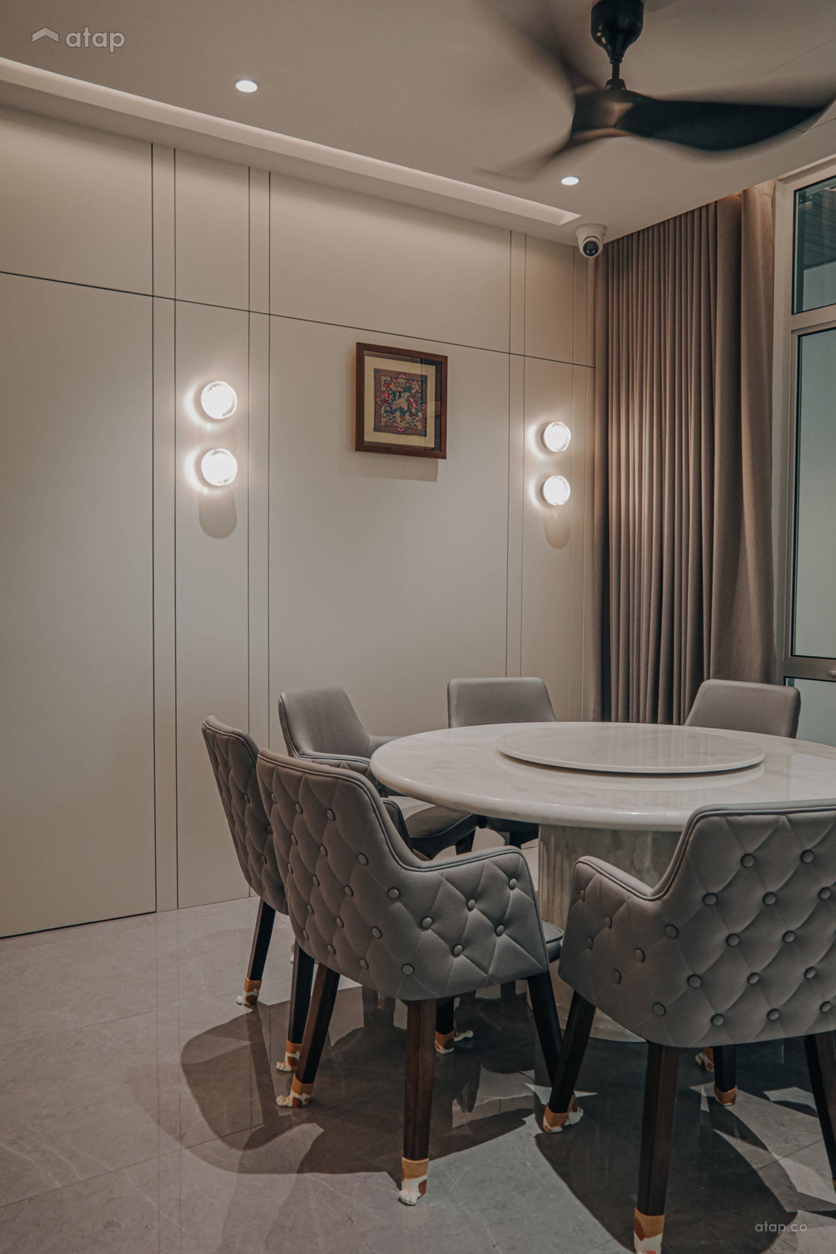 Contemporary Modern Dining Room semi-detached design ideas & photos ...