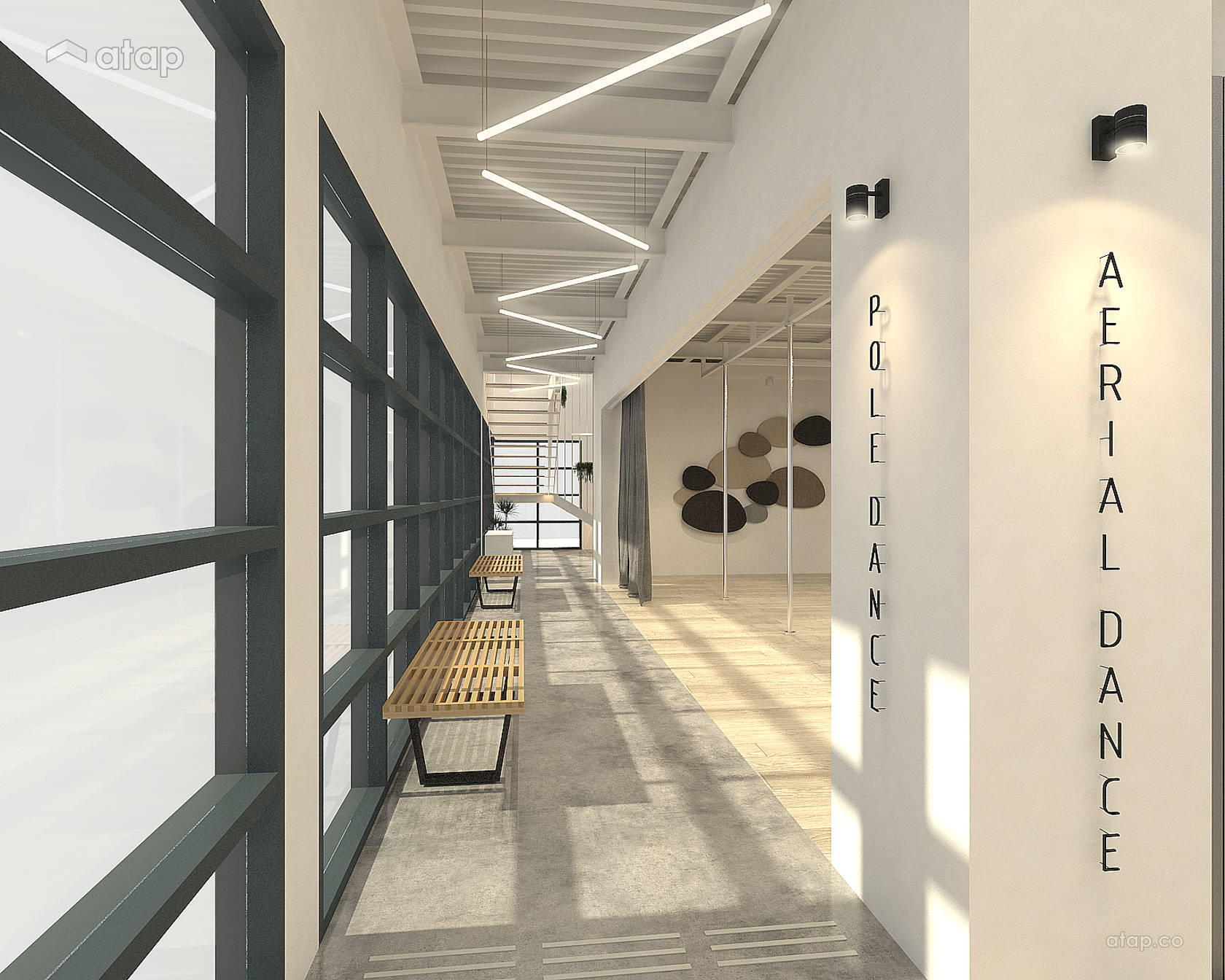 Industrial Rustic Retail skyscraper design ideas & photos Malaysia ... - Rustic Glass Skyscraper Apartment Layout Ideas