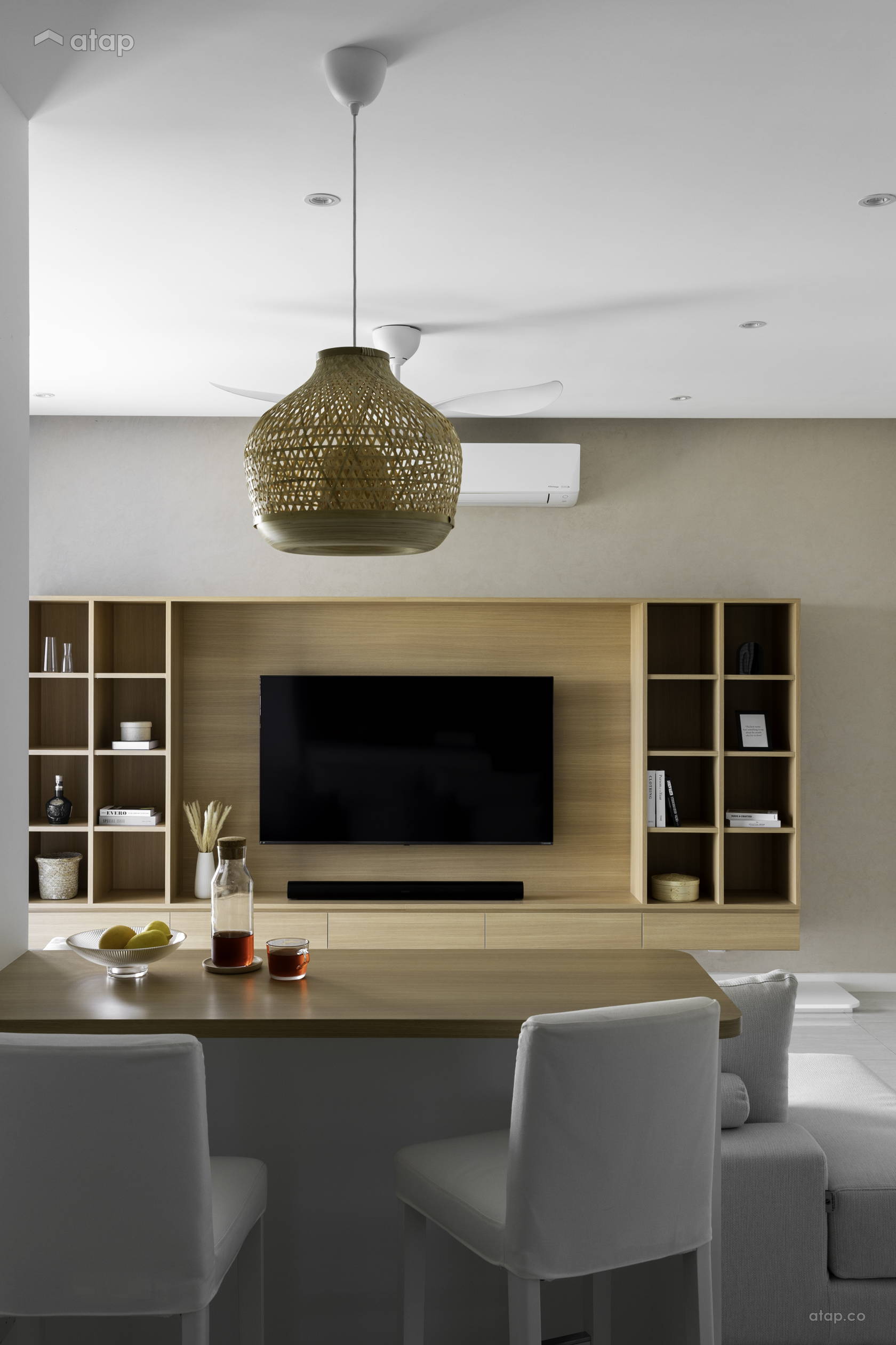 Modern Vintage Family Room Living Room condominium design ideas