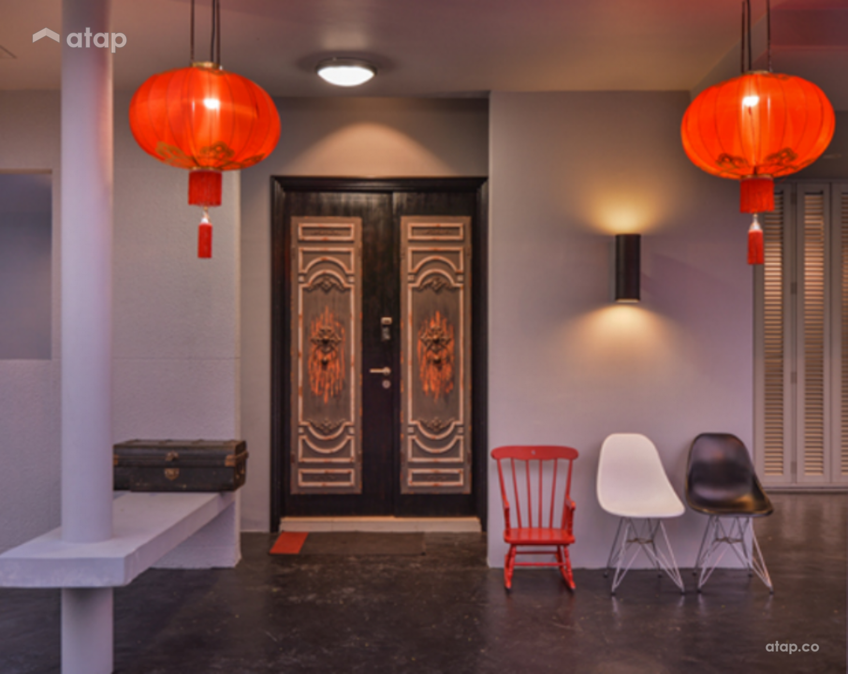 Asian Foyer bungalow design ideas & photos Malaysia | Atap.co