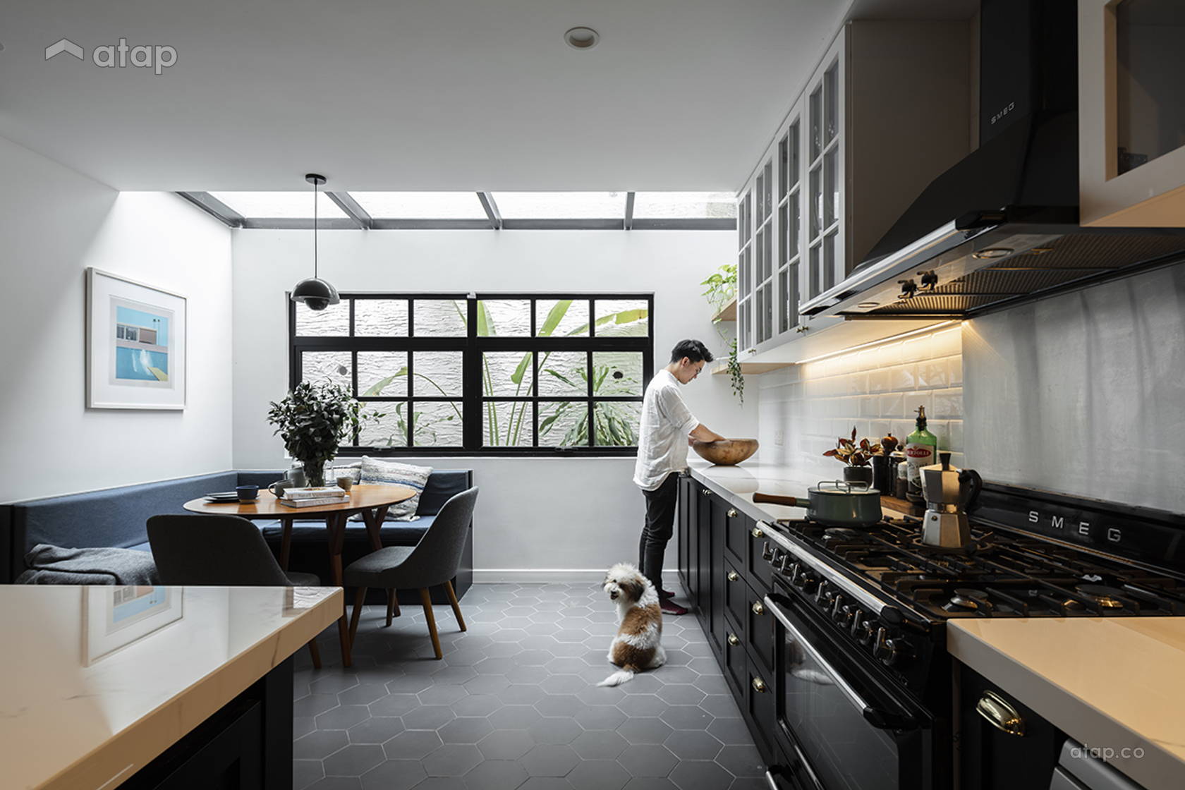 Classic Modern Kitchen @ Just White - TTDI