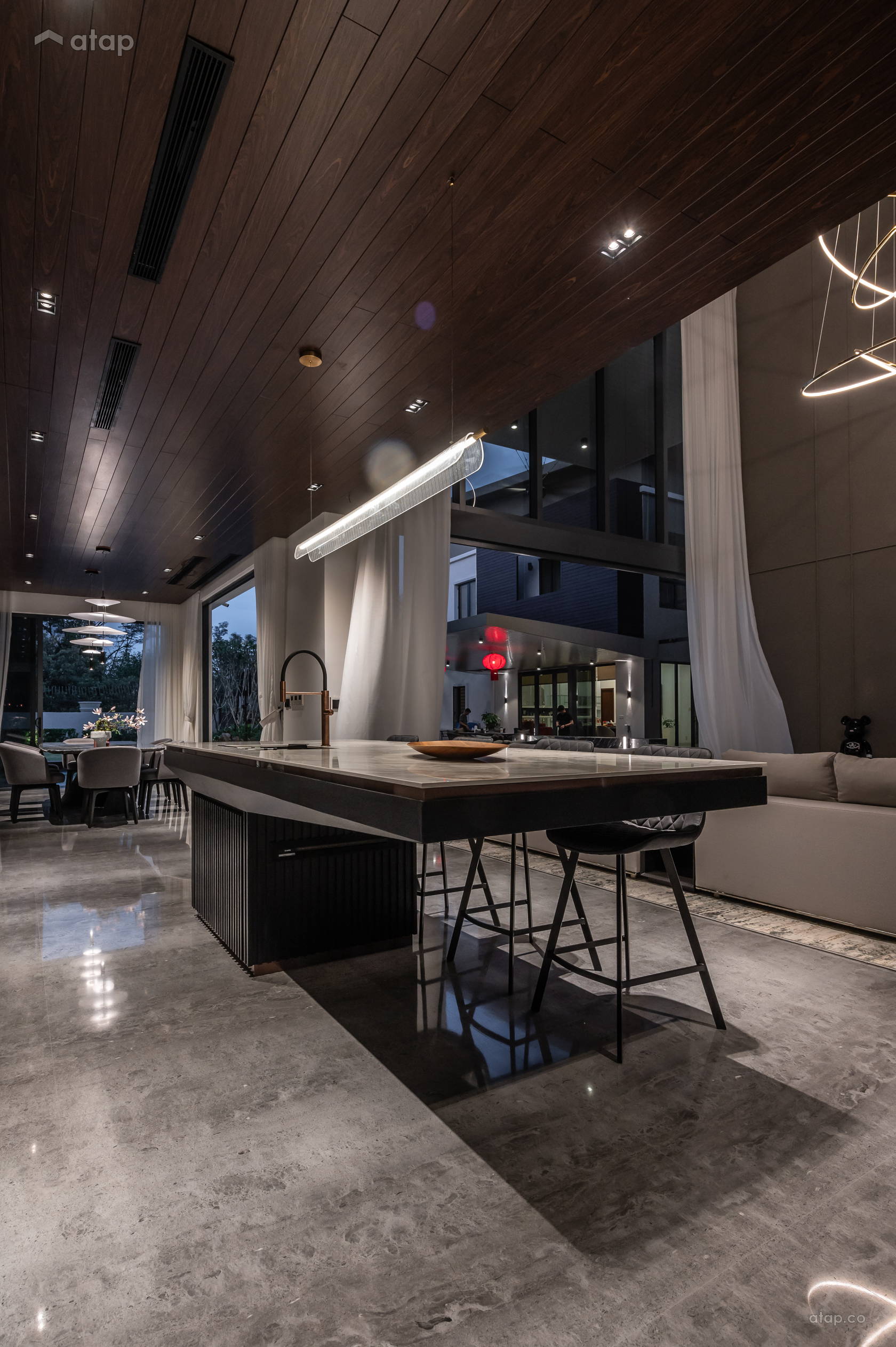 Modern Kitchen bungalow design ideas & photos Malaysia | Atap.co
