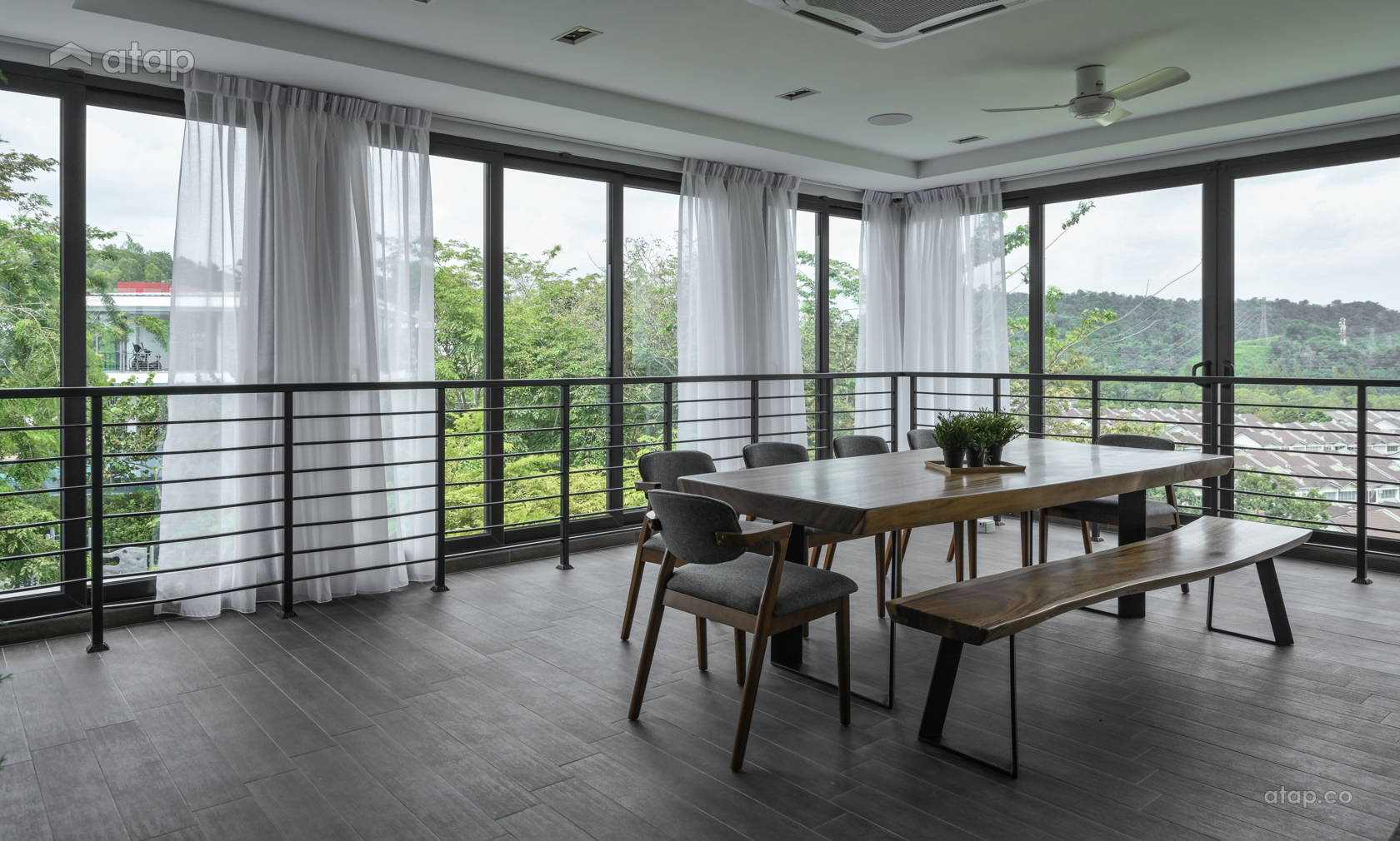 Contemporary Modern Balcony bungalow design ideas & photos Malaysia ...