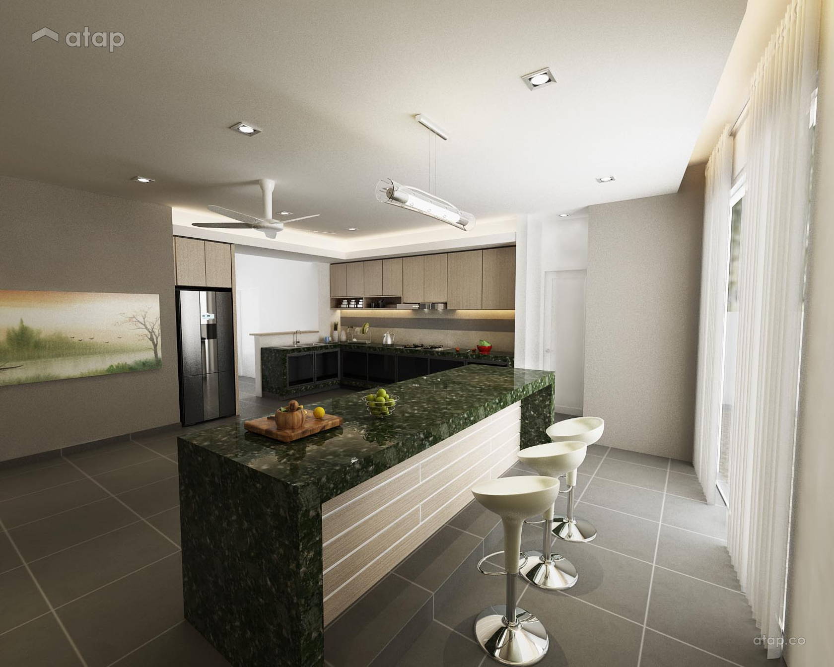Contemporary Modern Kitchen Dining Room bungalow design ideas & photos ...