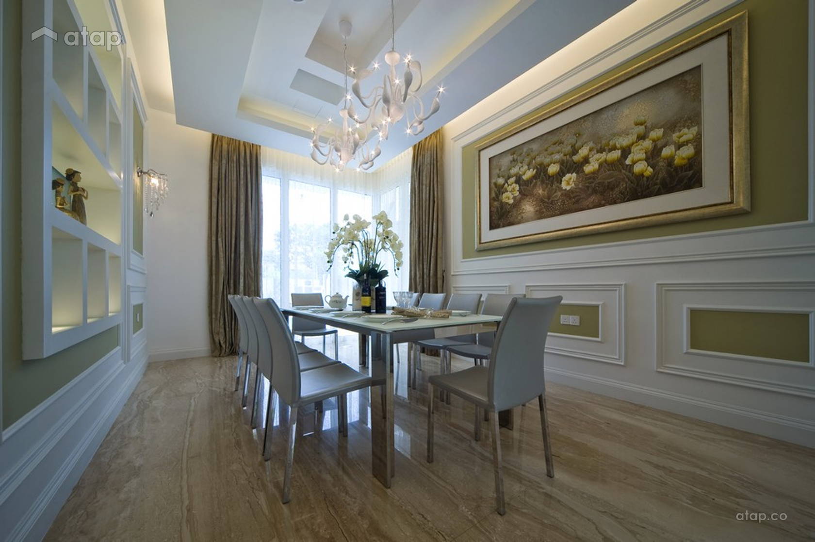 Contemporary Modern Dining Room bungalow design ideas & photos Malaysia ...
