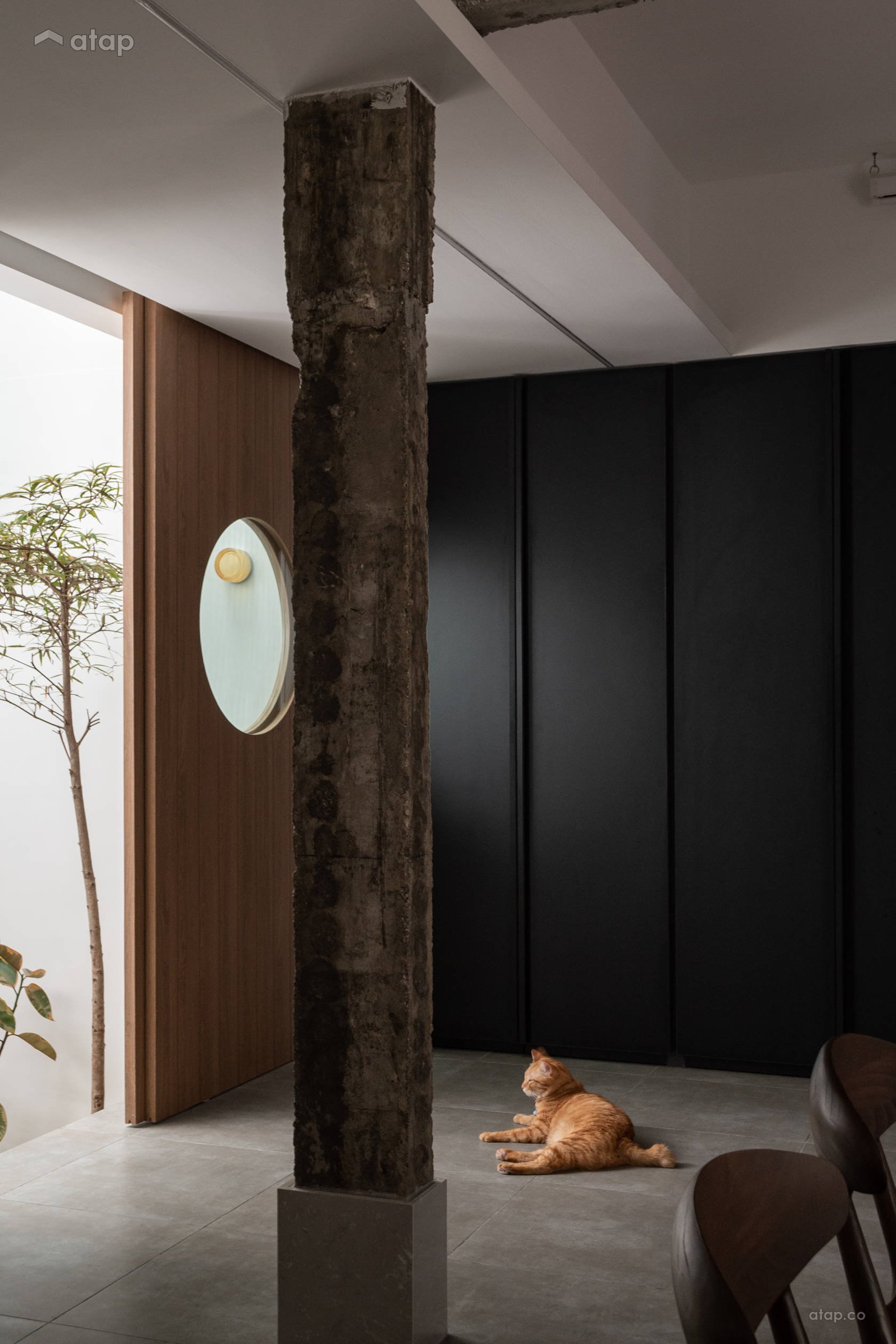 Image showcasing Minimalistic Modern Foyer Garden terrace design ideas & photos Malaysia ...