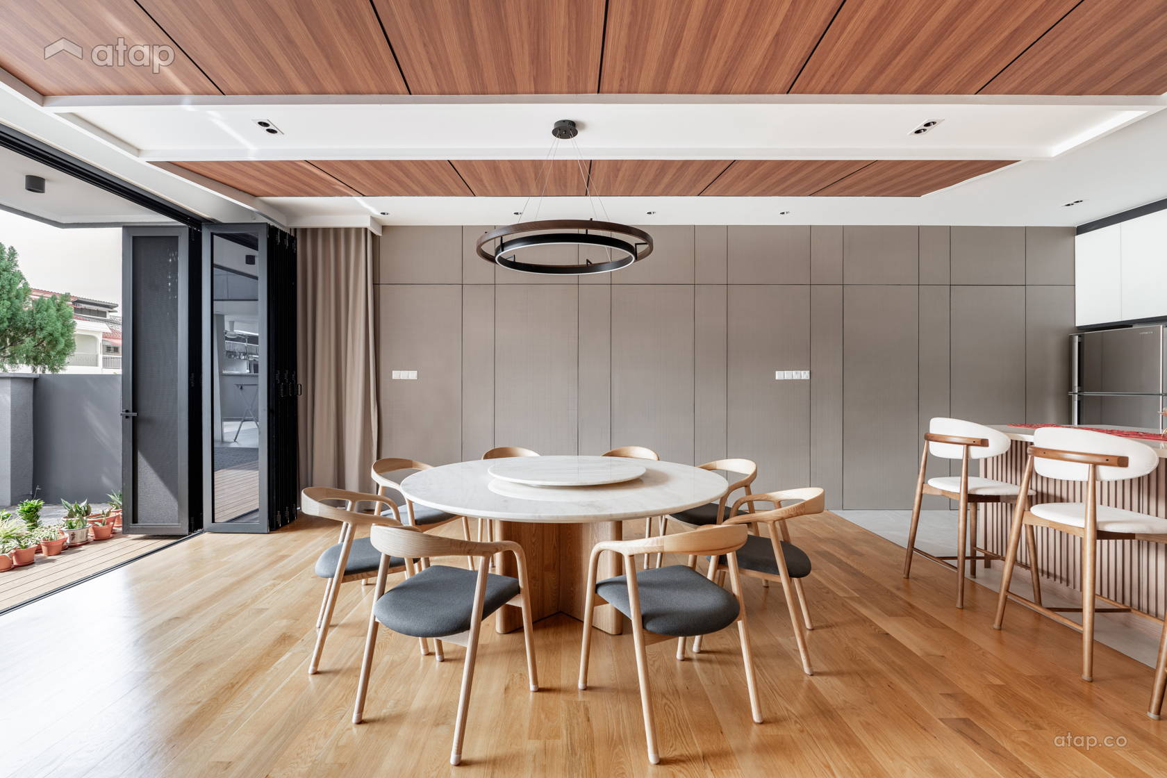 Contemporary Modern Dining Room terrace design ideas & photos Malaysia ...