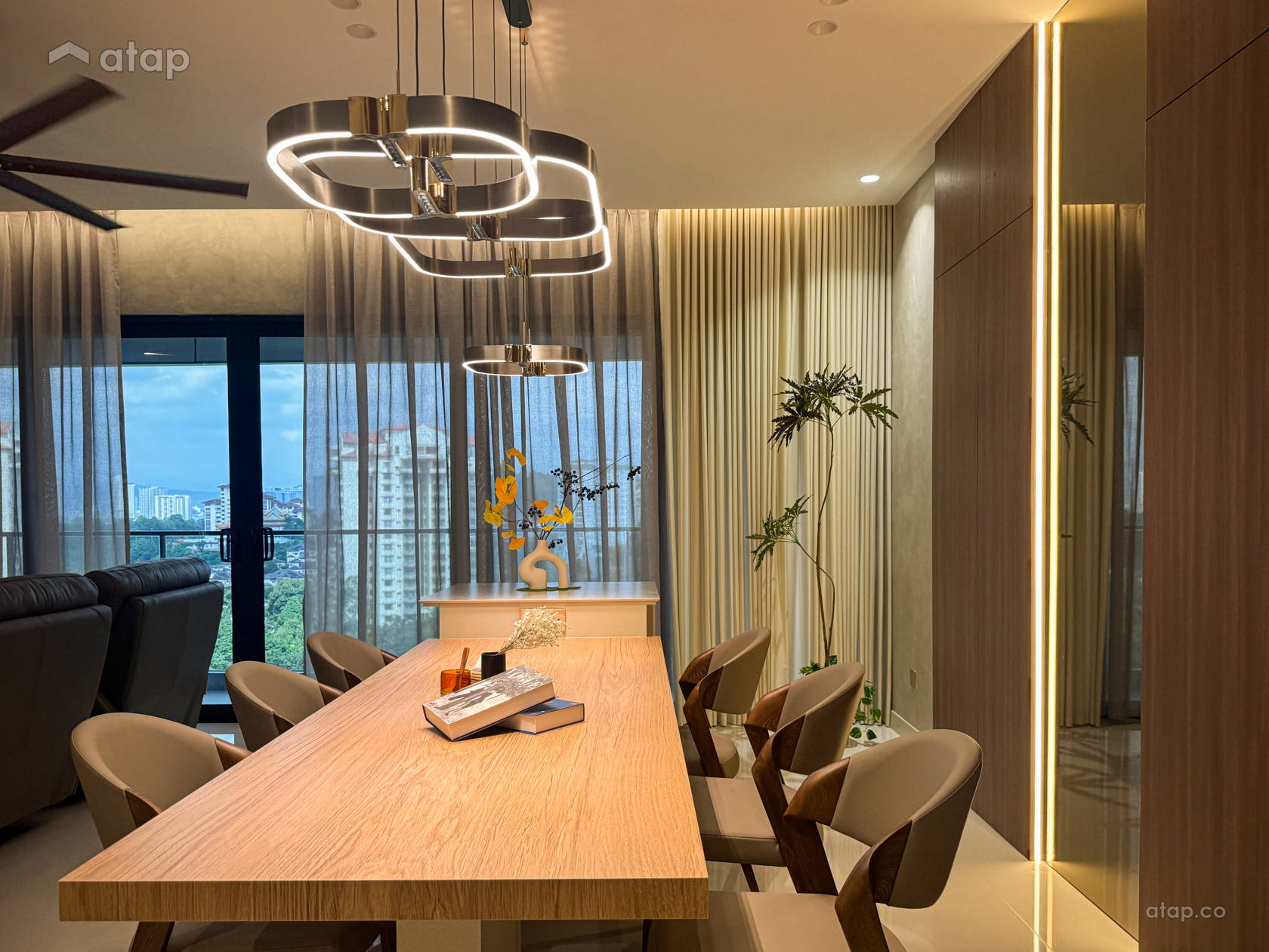Modern Dining Room condominium design ideas & photos Malaysia | Atap.co