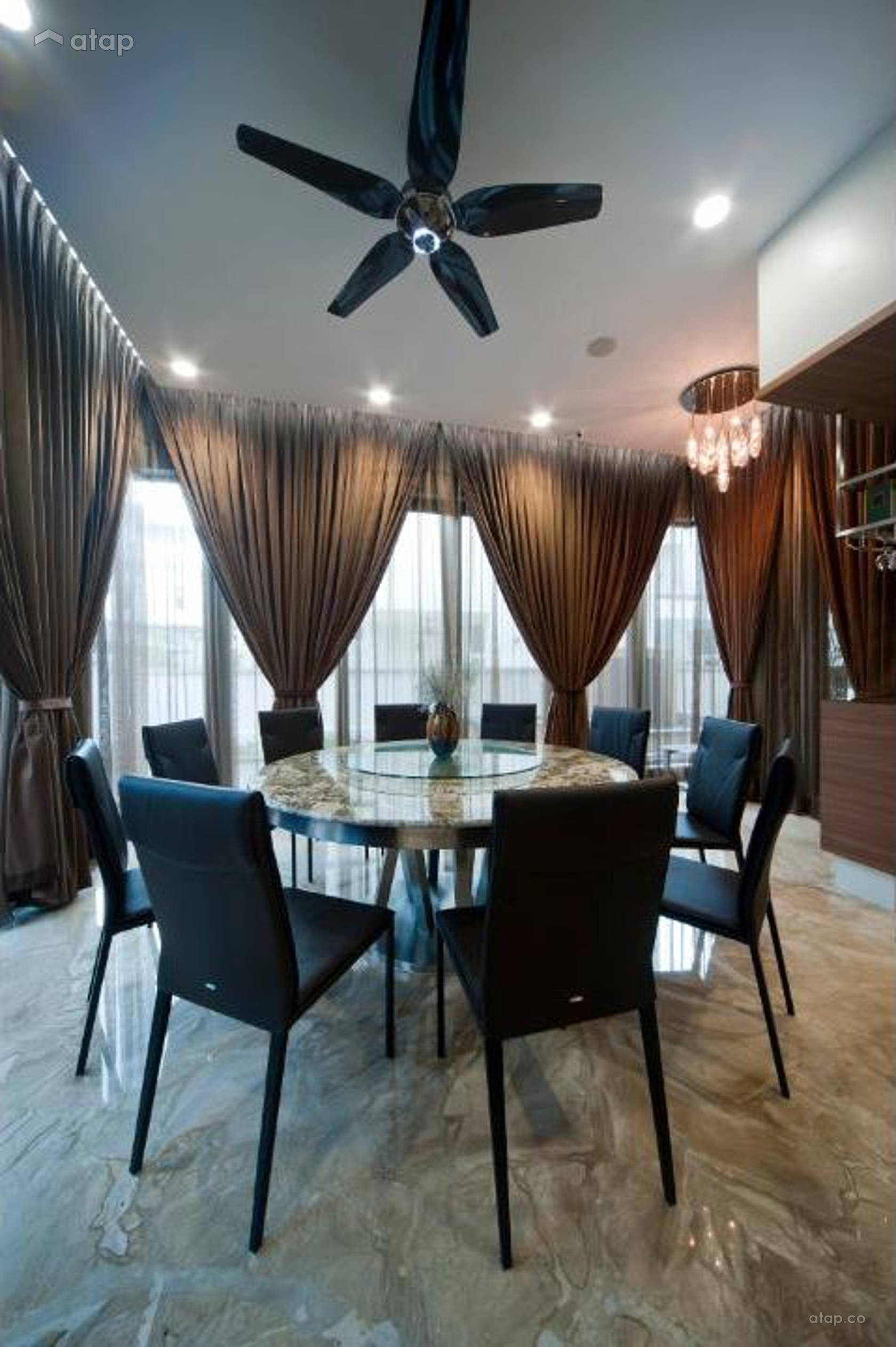 Dining Room bungalow design ideas & photos Malaysia | Atap.co