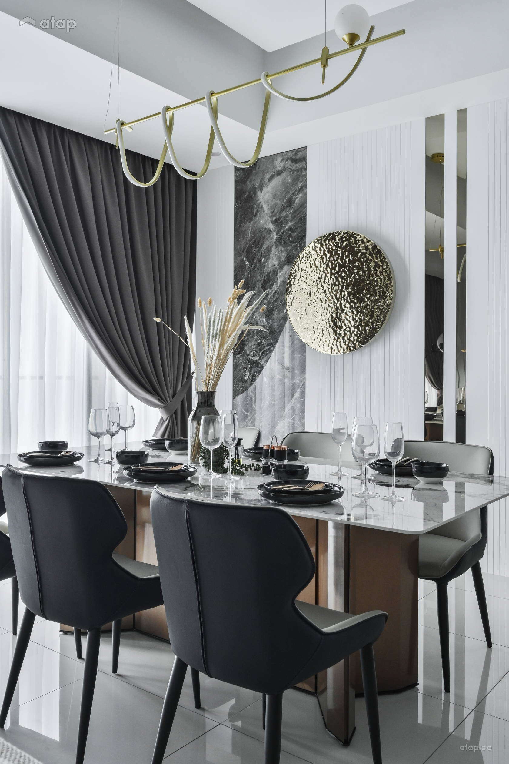 Contemporary Modern Dining Room condominium design ideas & photos ...