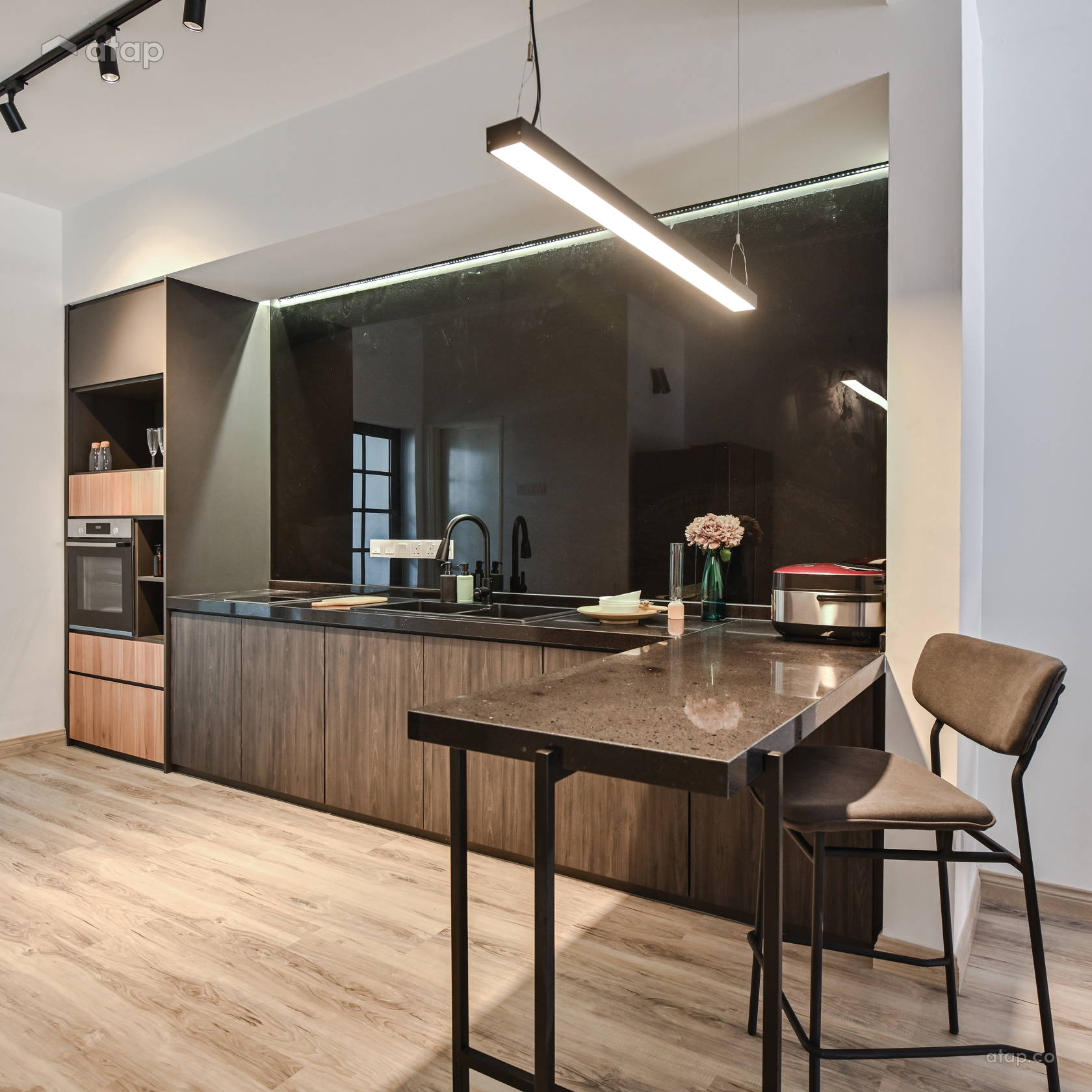 Contemporary Modern Kitchen terrace design ideas & photos Malaysia