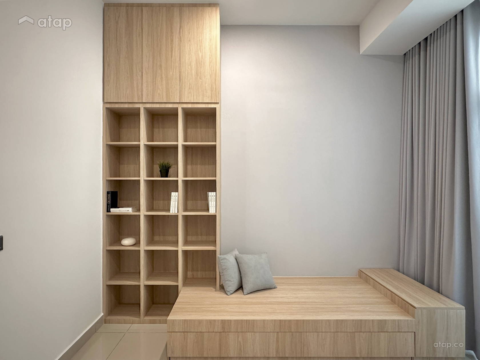 Minimalistic Zen Bedroom Study Room terrace design ideas & photos ...