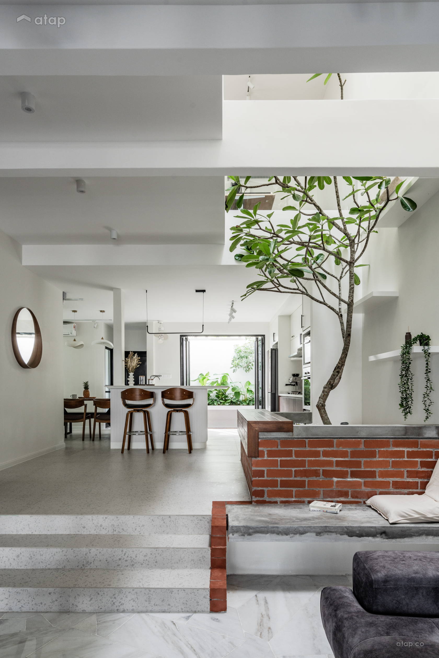 Minimalistic Garden Living Room terrace design ideas & photos Malaysia ...