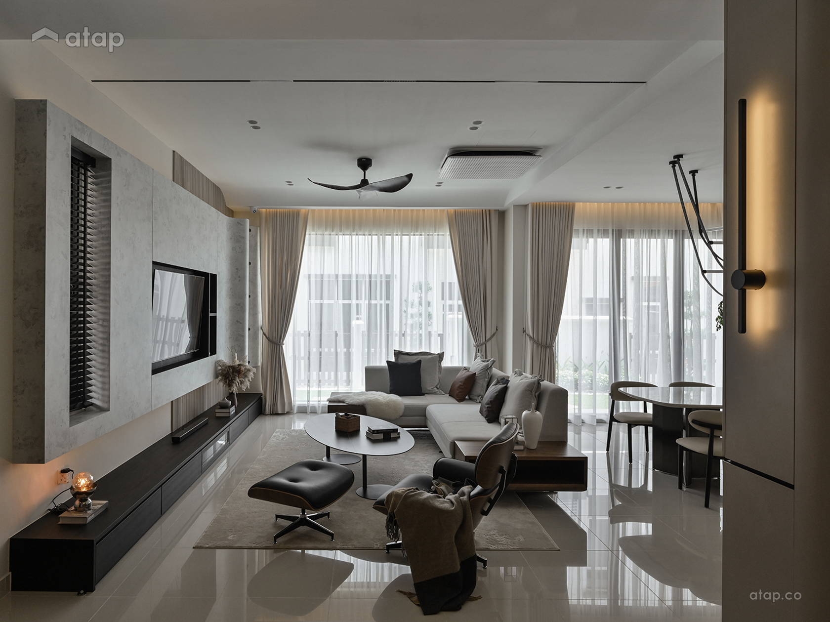 Modern Living Room @ William's Place, Setia Eco Park